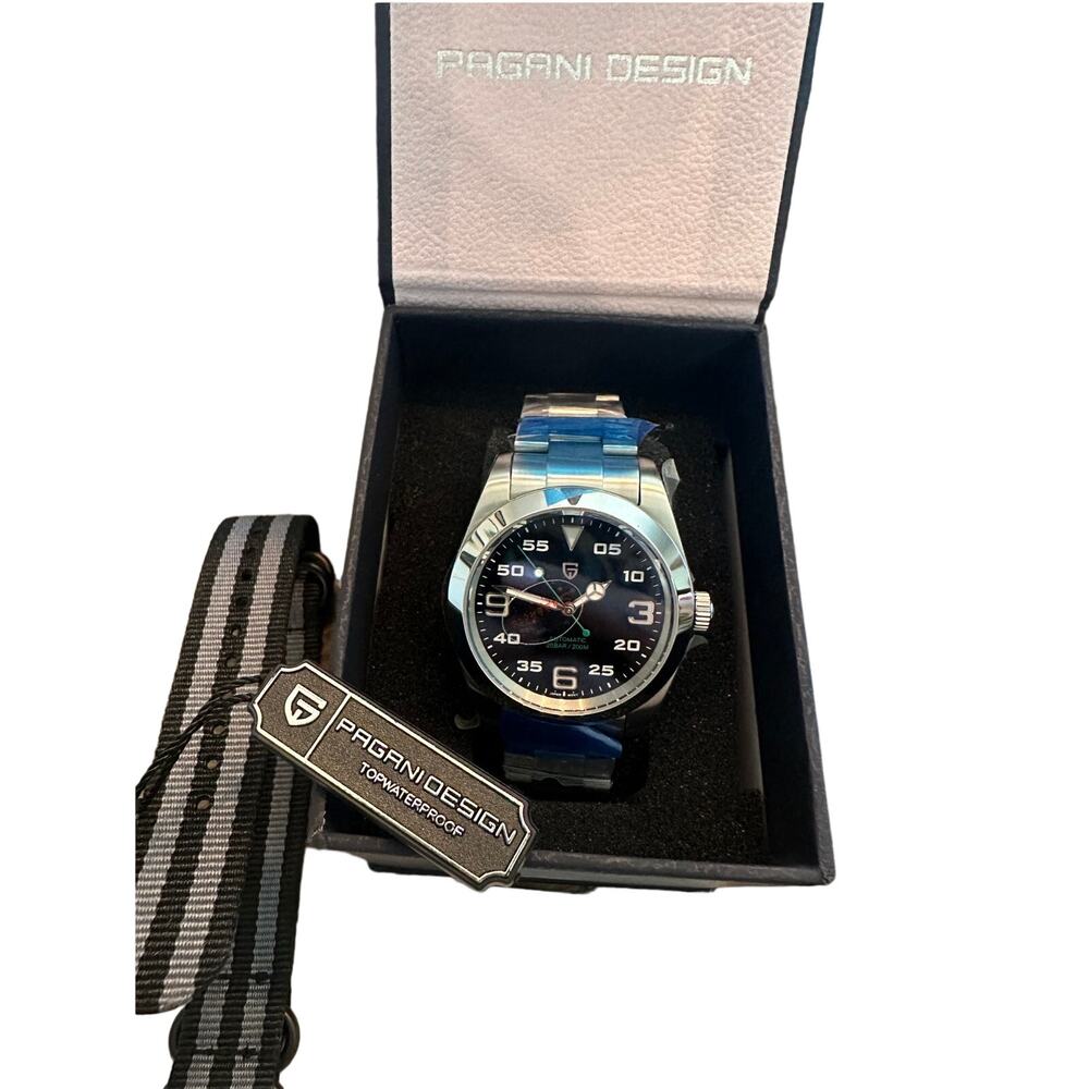 Pagani Automatic Diver Watch Sapphire Glass Stainless Steel 40MM Waterproof